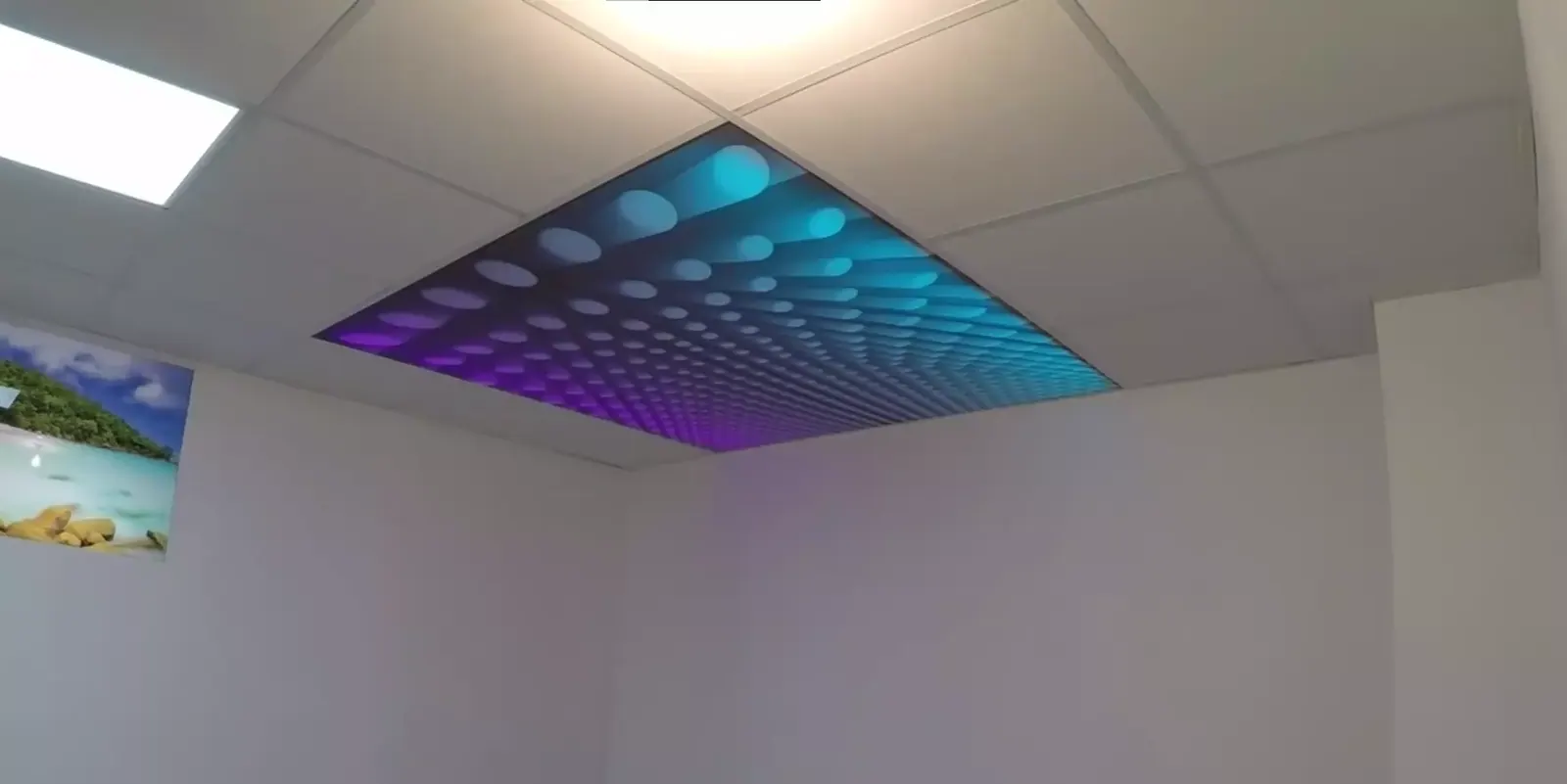 3D натяжной потолок для офиса — Пятигорск, Ипподромная, 1а, фото 1